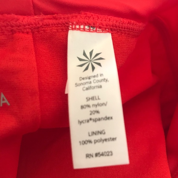 Athleta red & white golf skort - Picture 5 of 5